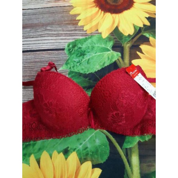 Áo lót ren quả xéo nâng ngực tròn đầy 3_4cm tạo khe ngực siêu đẹp 3066