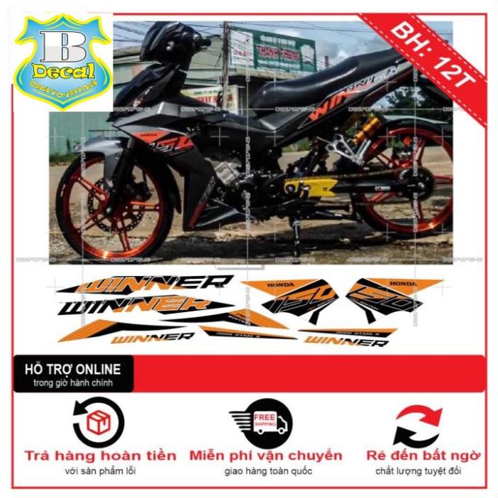 ( Quí khách vui lòng mang ra tiệm cho thợ dán ) Tem WINNER V1 CHẾ [Bi Decal]