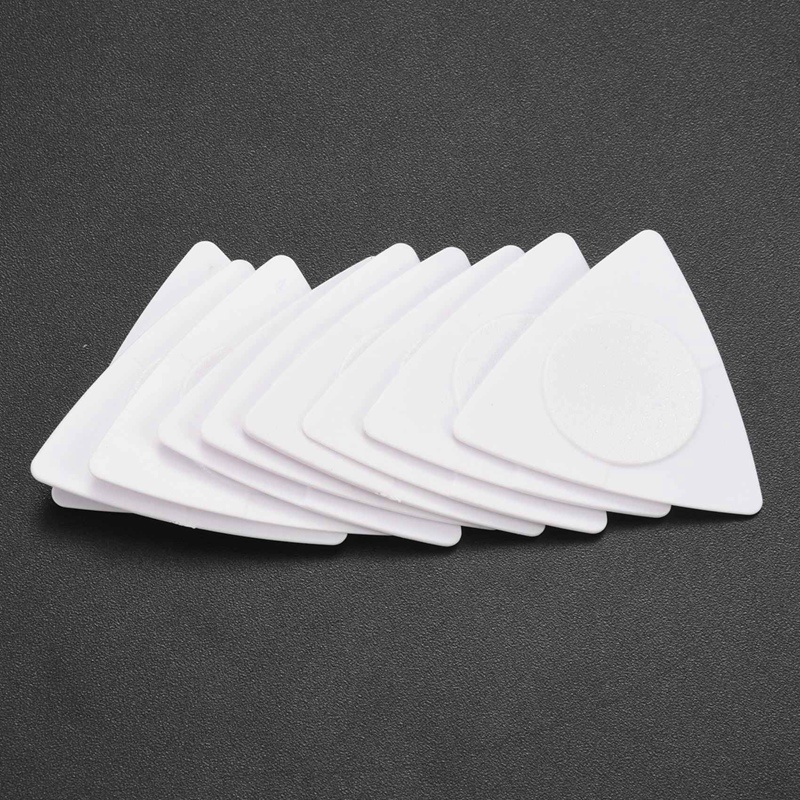 Flanger 10pcs Triangle-Guitar picks 1.0 0.75 0.5 mm Thickness in PC + ABS Material Antislip Style Picks Black