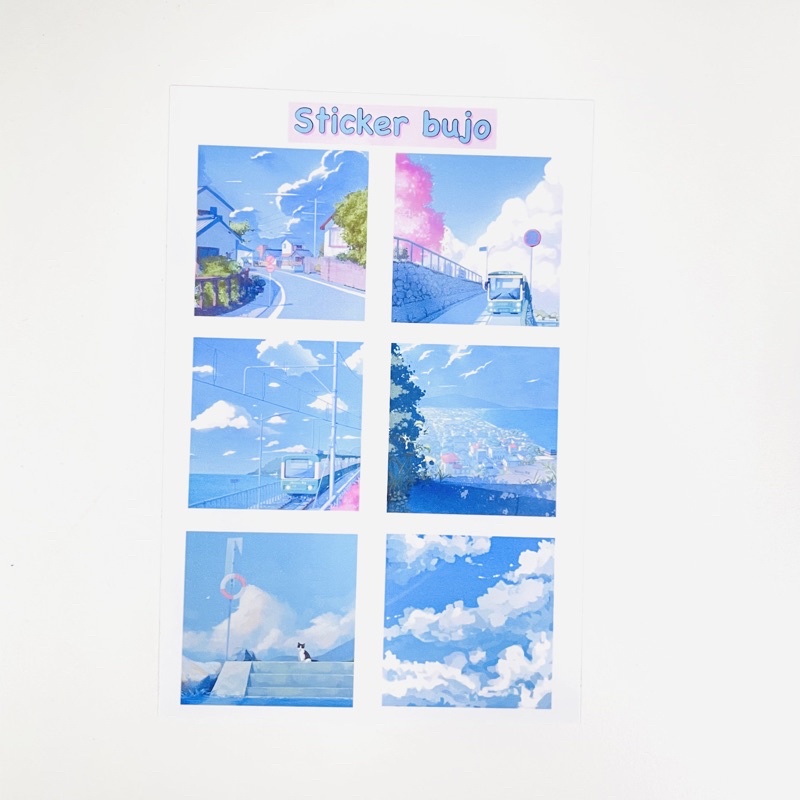 Sticker Phong Cảnh Bullet journal - Dán sổ