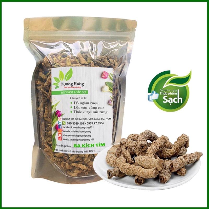 BA KÍCH TÍM 1kg sấy khô đã tách lõi, chuẩn đẹp - Đặc Sản Hương Rừng