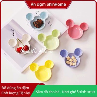Bát sứ ăn dặm kiểu nhật Mickey size bé 60ml