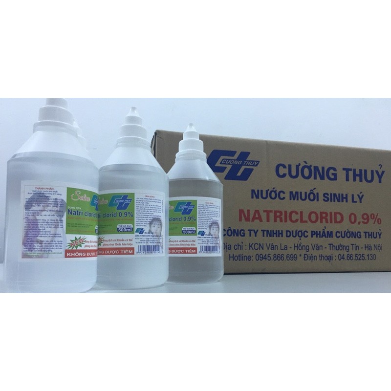 Nước muối sinh lý súc miệng cường thủy 500ml