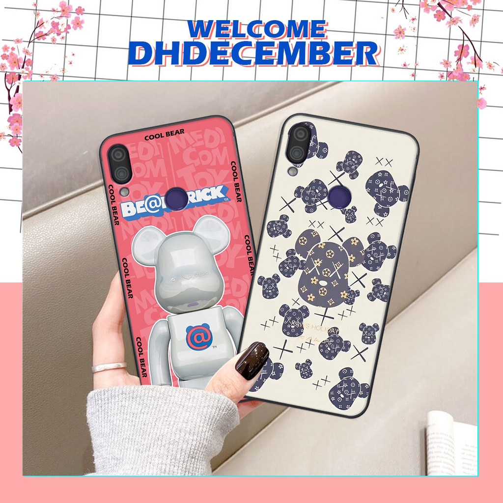 Ốp lưng Xiaomi REDMI  7 - REDMI NOTE 7 -  NOTE 7 PRO in hình K@ws, Cool Be@r SIÊU NGẦU