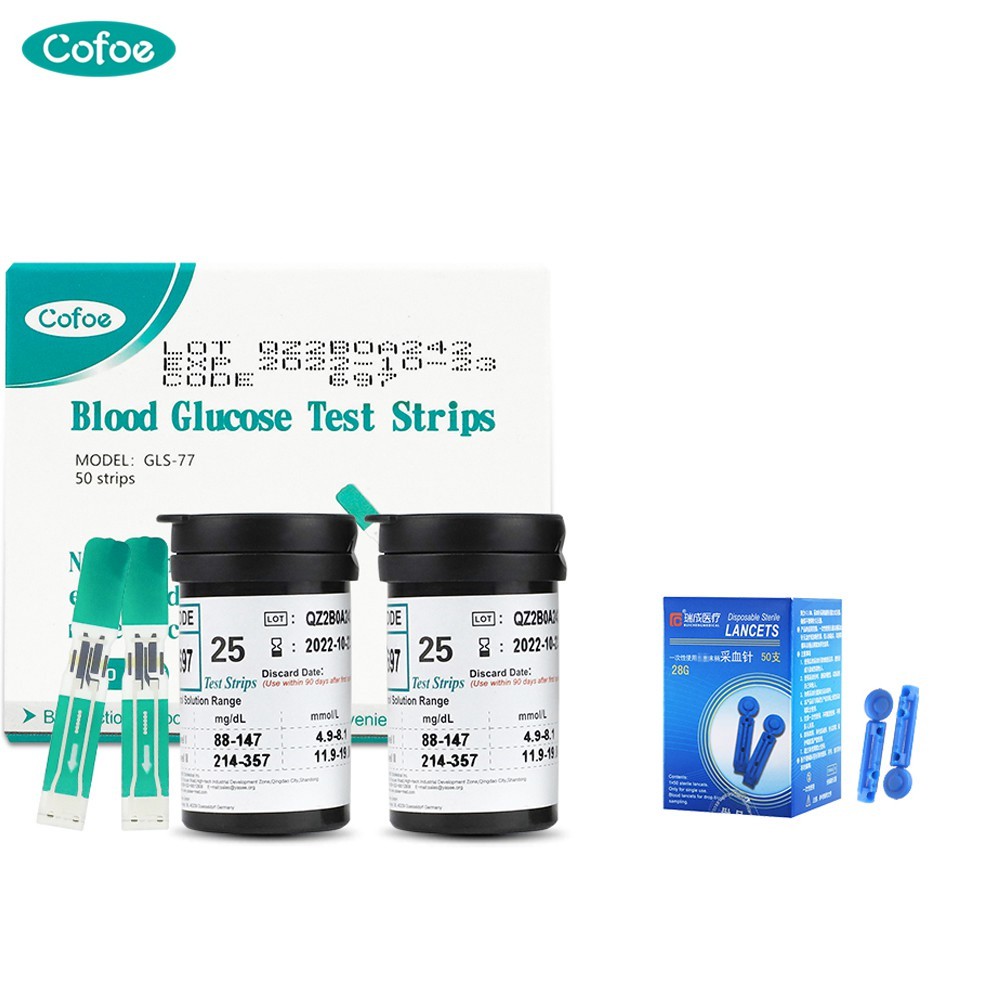 Que thử lancets và kim lấy máu COFOE chuyên dùng cho máy đo đường huyết