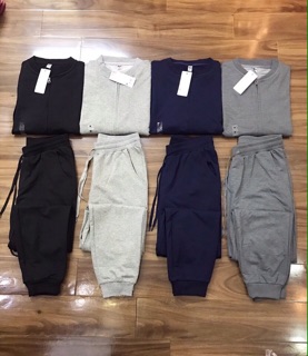 Bộ bomber uniqlo Nam 