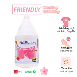 Nước giặt xả đậm đặc friendly 3,5 lít - làm mềm vải, hương thơm nhẹ nhàng