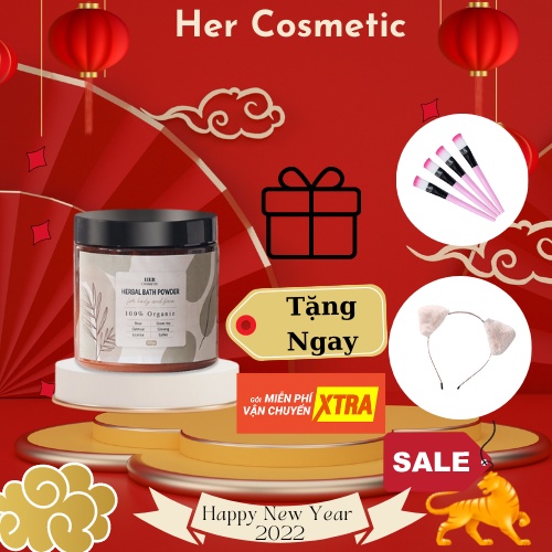 Bột Tắm Trắng Thuốc Bắc Thảo Mộc Trắng Da Toàn Thân Chuẩn Spa Dạng Hủ 300gr