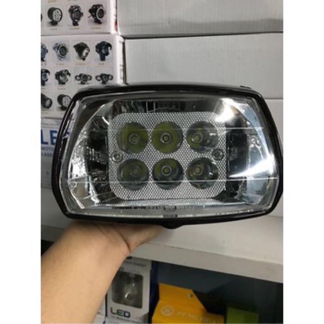 Bộ choá đèn LED xe dream 6 bóng LED siêu sáng