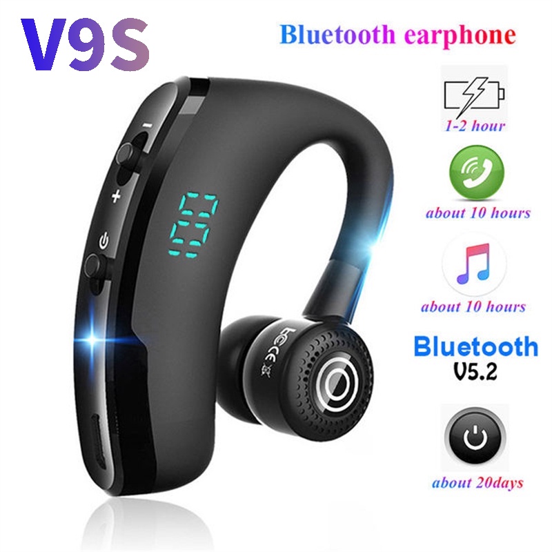 Tai Nghe Bluetooth 5.2 Không Dây V9S Có Mic V9