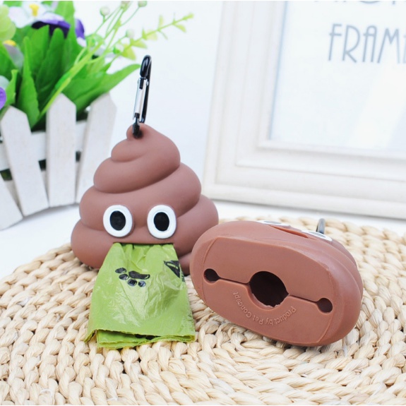 Hộp đựng túi nilon hốt shit hình đáng yêu cho chó mèo