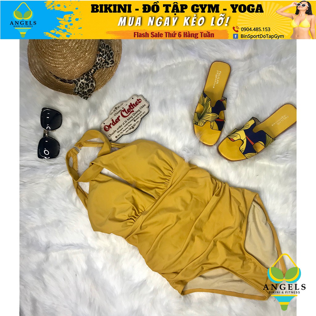 Bikini,Bộ Đồ Bơi Body Tạo Khe Màu Vàng Siêu Hot, Hàng Nhập,BHN005 | BigBuy360 - bigbuy360.vn