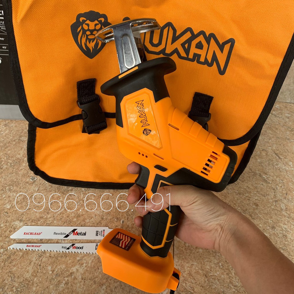 THân máy cưa kiếm chạy pin HUKAN  dùng chung chân pin 18v trung quốc