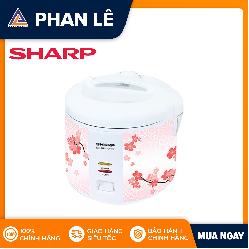 Nồi cơm điện nắp gài Sharp KS-181TJV-PB