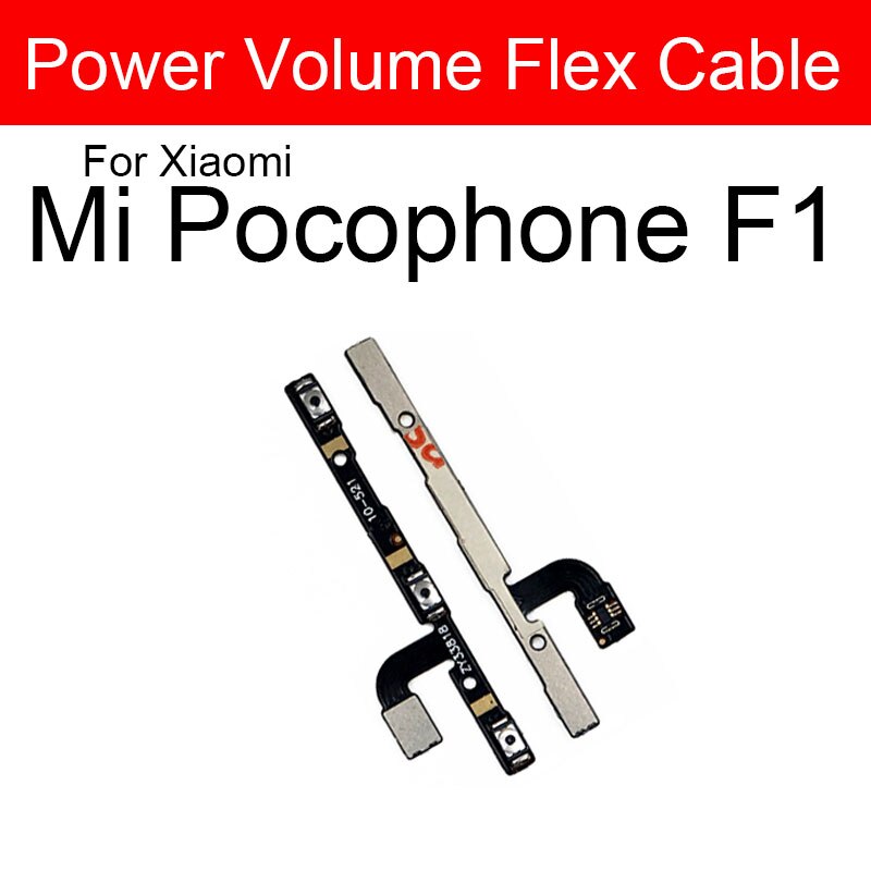 Dây cáp nút nguồn âm thanh thay thế cho Xiaomi Mi Pocophone F1 2a 3 4 4c 4i 4S 5 5c 5X 5s 6 A1 A2 A3 Plus Lite