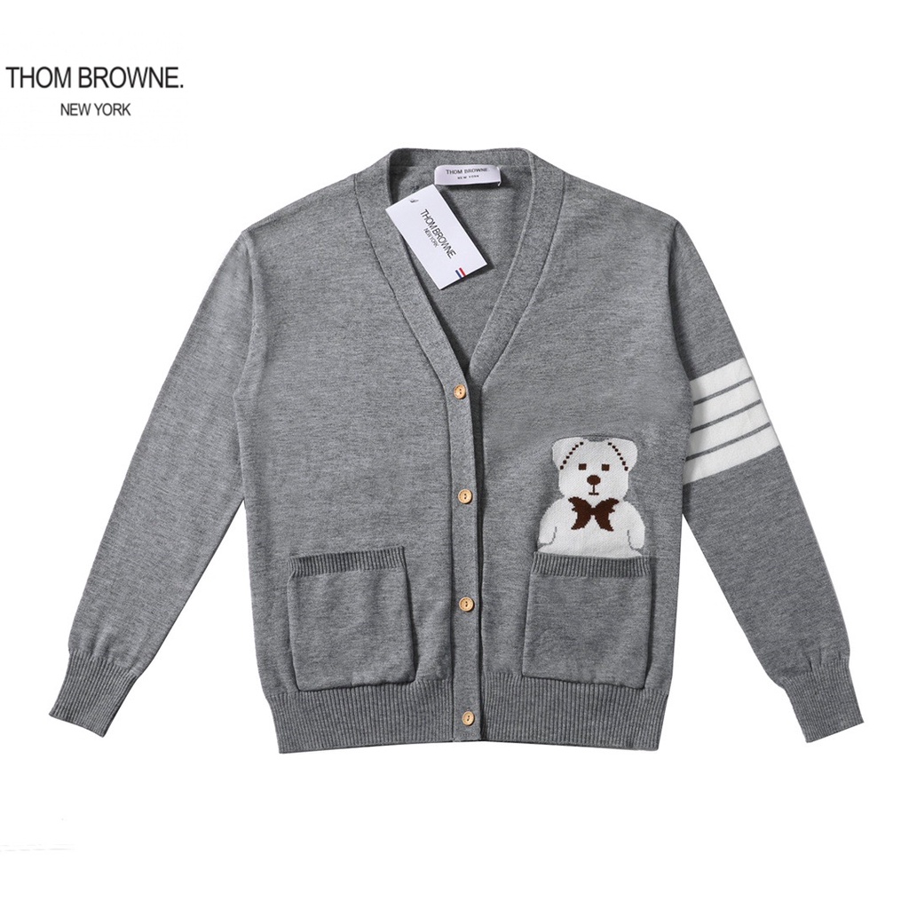 Áo Khoác Cardigan Dệt Kim Dáng Rộng Cổ Chữ V Thời Trang Dành Cho Nam Và Nữ