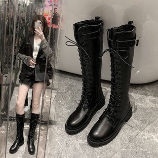 (order) Boots cổ cao phong cách hàng Quảng Châu kèm hình thật cuối