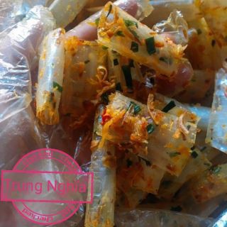 Bánh tráng ống cuộn khô gà trung nghĩa
