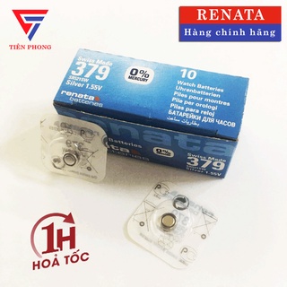 Pin Đồng Hồ SR521SW 379 Renata SR521 Hàng Chính Hãng - Vỉ 1 viên