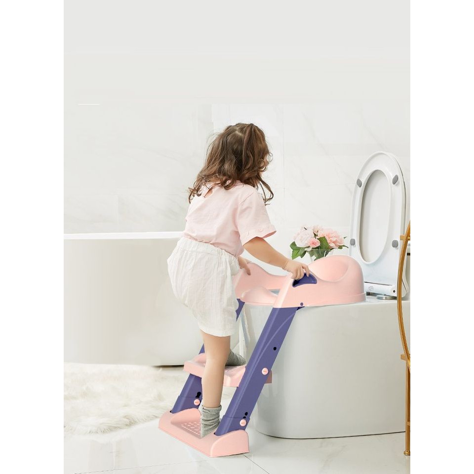 Thang đệm toilet cho bé, có thể gấp gọn, dùng cho bé từ 18 tháng trở lên