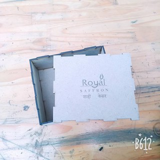 Hộp Đựng Nhụy Hoa Nghệ Tây Saffon - Hộp Gỗ MDF - Chống ẩm, Chống va đập