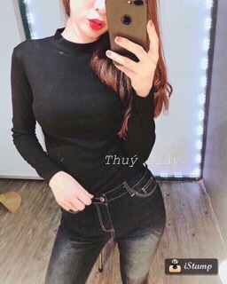 Áo len tăm cổ 3 phân