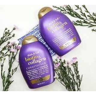 Dầu gội dầu xả biotin collagen 385ml combo gội + xả chính hãng