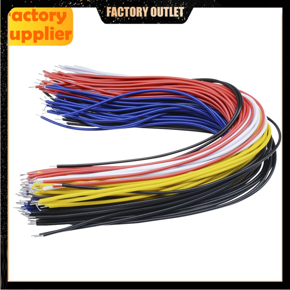 Set 100 Dây Cáp Hai Đầu 5 Màu Sắc 20CM Chuyên Dụng Cho Bảng Mạch PCB