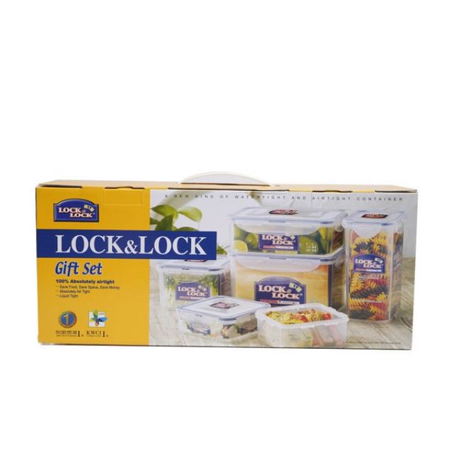 Bộ 6 hộp nhựa Lock&amp;Lock HPL818SHP