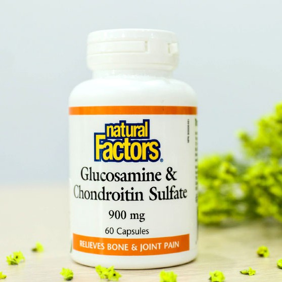 (Canada) Glucosamine & Chondroitin Sulfate - Hỗ trợ làm giảm đau nhức xương khớp (Lọ 60 viên)