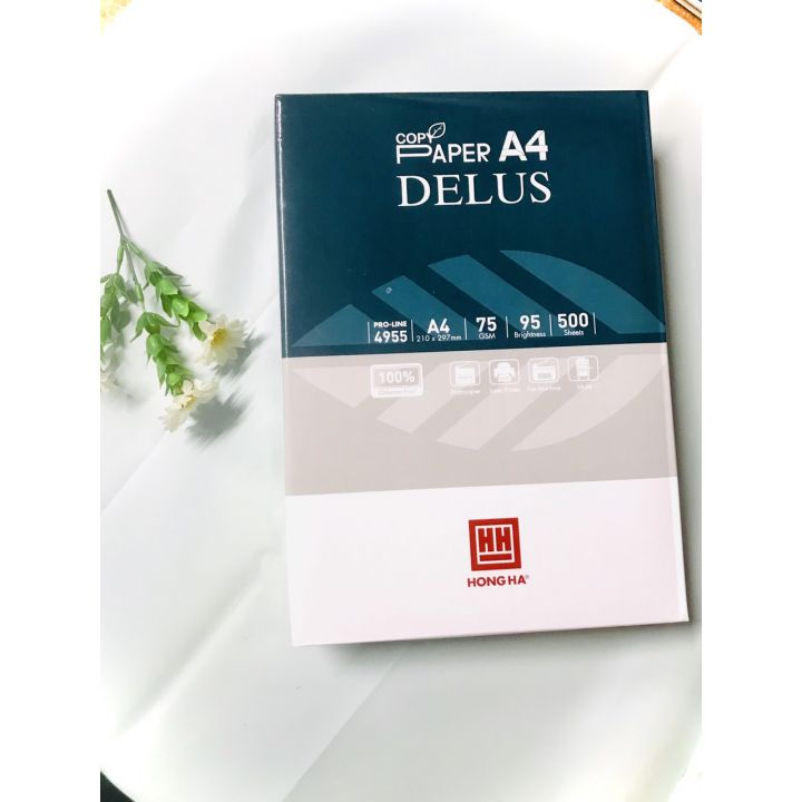Giấy A4 Hồng Hà DELUS A4-75