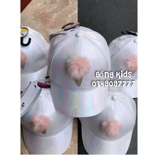 Mũ Bé Gái Kem Ốc PomPom TU