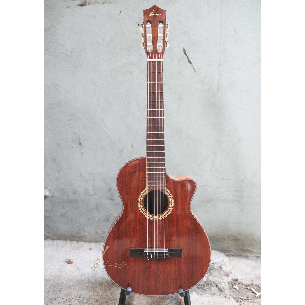 Đàn guitar classic VG-CFHD full gỗ hồng đào nguyên tấm - Vinaguitar phân phối chính hãng