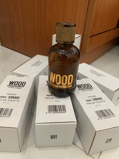 Nước hoa tester Dsquared2 wood pour homme 100ml (hộp như hình) | Thế Giới Skin Care