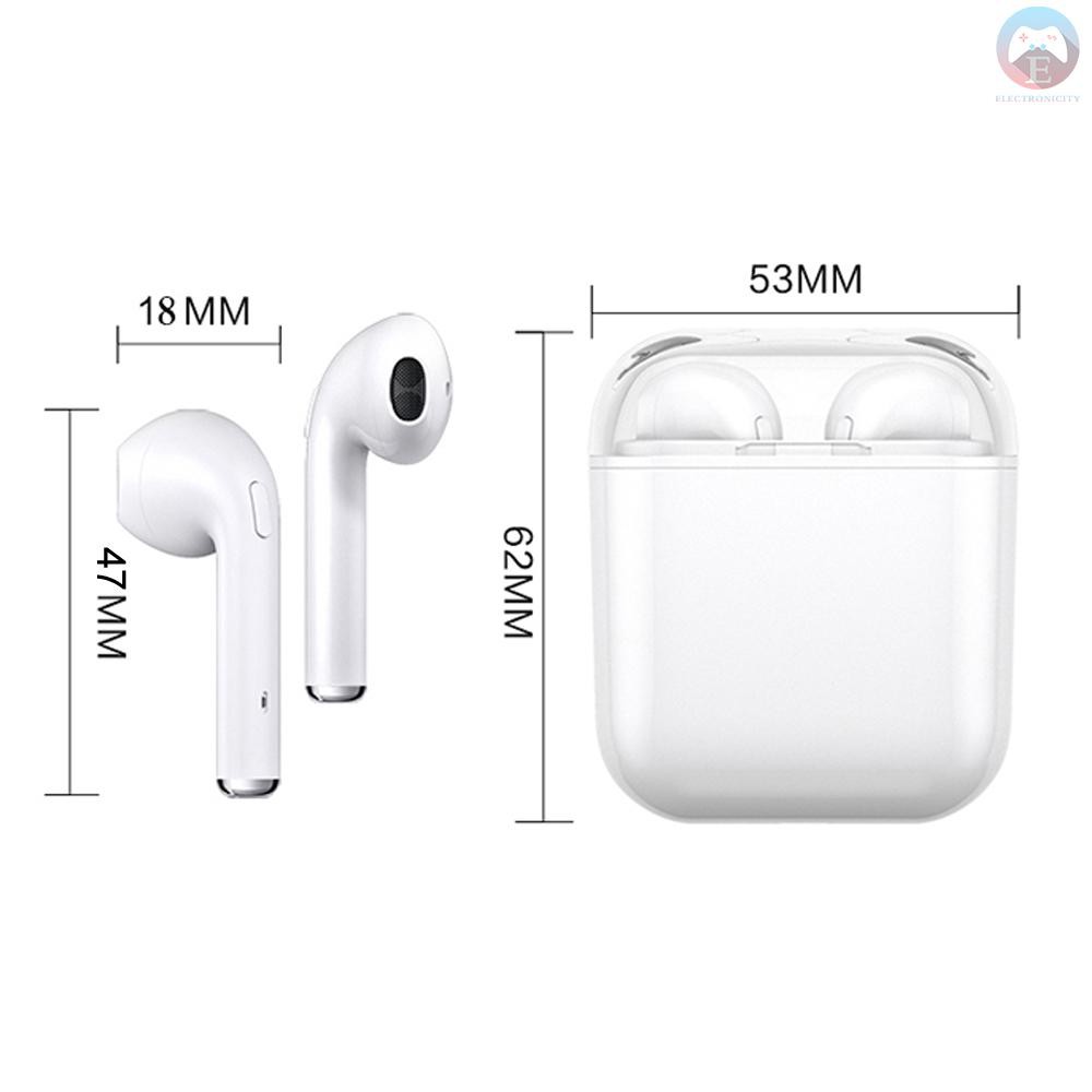 Ê i7S Plus TWS Headphones True Wireless Bluetooth 4.2+EDR Earphone In-ear Stereo Music Headsets Hands-free w/ Microphone