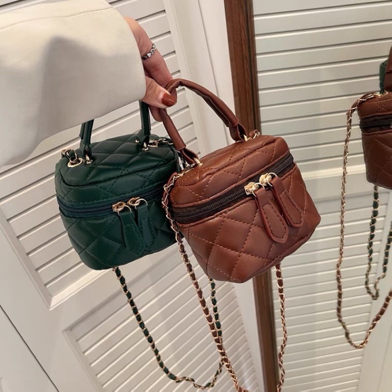 Túi đeo chéo nữ hình hộp mini thời trang sành điệu