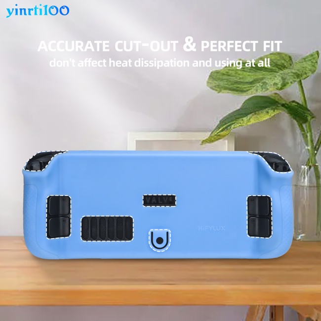 Vỏ Bọc Silicon Chống Trầy Chống Trượt Kèm Dây Đeo Cho Máy Chơi Game Hơi Nước Yinrti100
