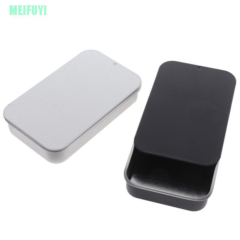 (Hàng Mới Về) Son Dưỡng Môi Chất Liệu Kim Loại Nắp Trượt 8x5 X 1.5cm