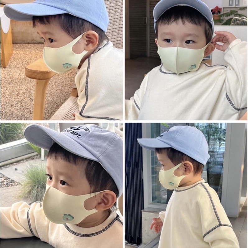 KHẨU TRANG VẢI KHÁNG KHUẨN DOTTODOT CHO BÉ - Made in Korea