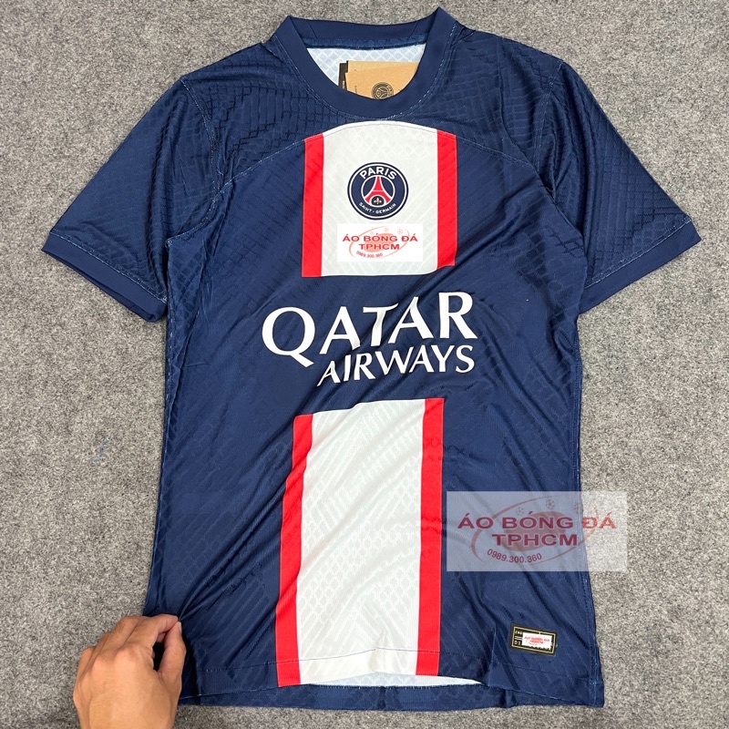 PSG mùa 22/23 - Áo Bóng Đá bản PLAYER hàng Thái - PSG 22/23 nhà Xanhđen