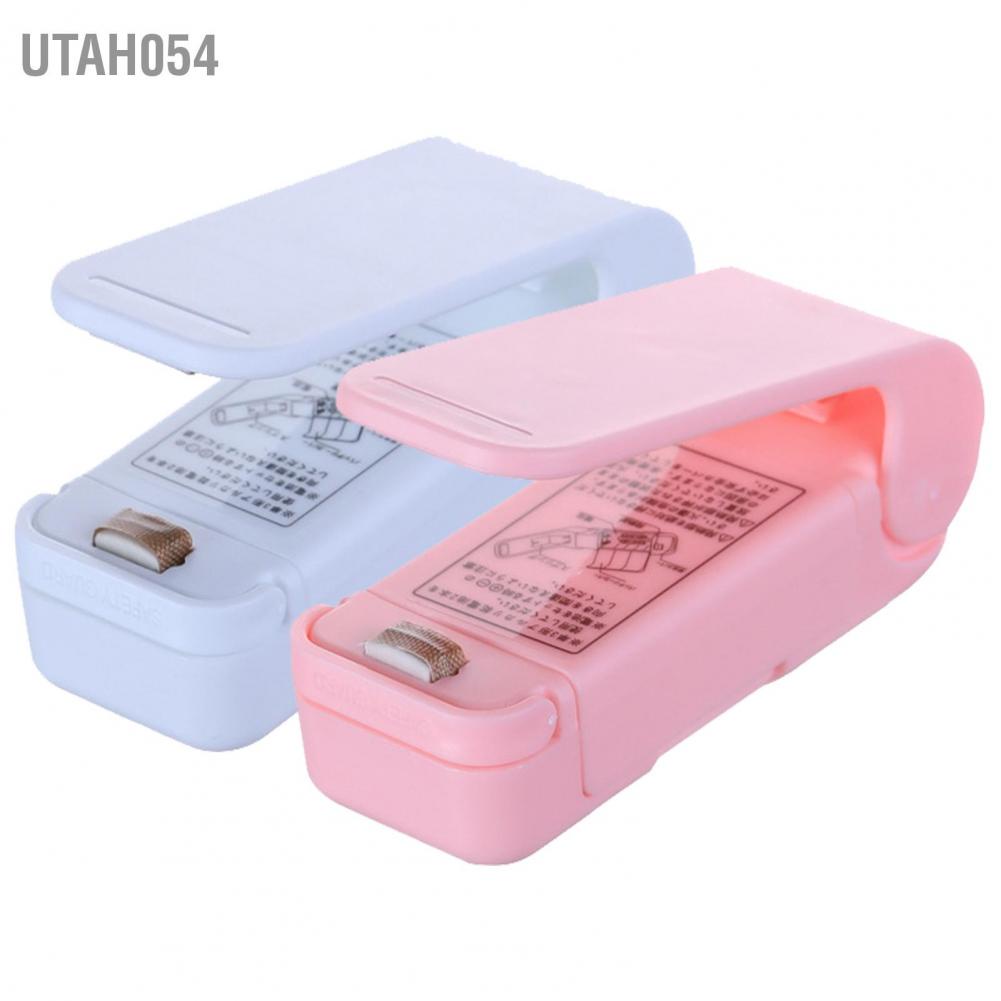 [Hàng Sẵn] Mini Snack Sealer Máy cầm tay cầm tay niêm phong nhiệt gia dụng để lưu trữ túi nhựa【Utah054】