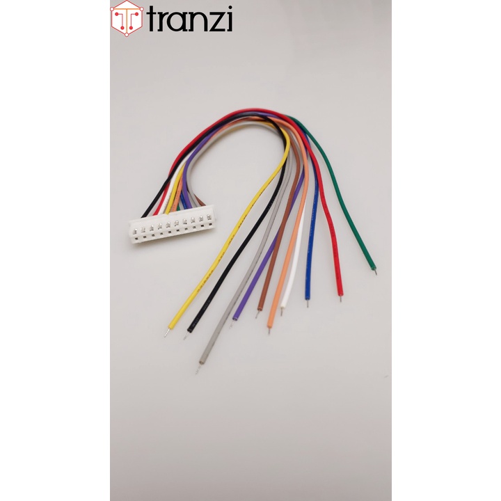 Dây cắm header 2.54mm XH2.54 10P 22AWG 20cm 1 đầu bấm - túi 1 cái