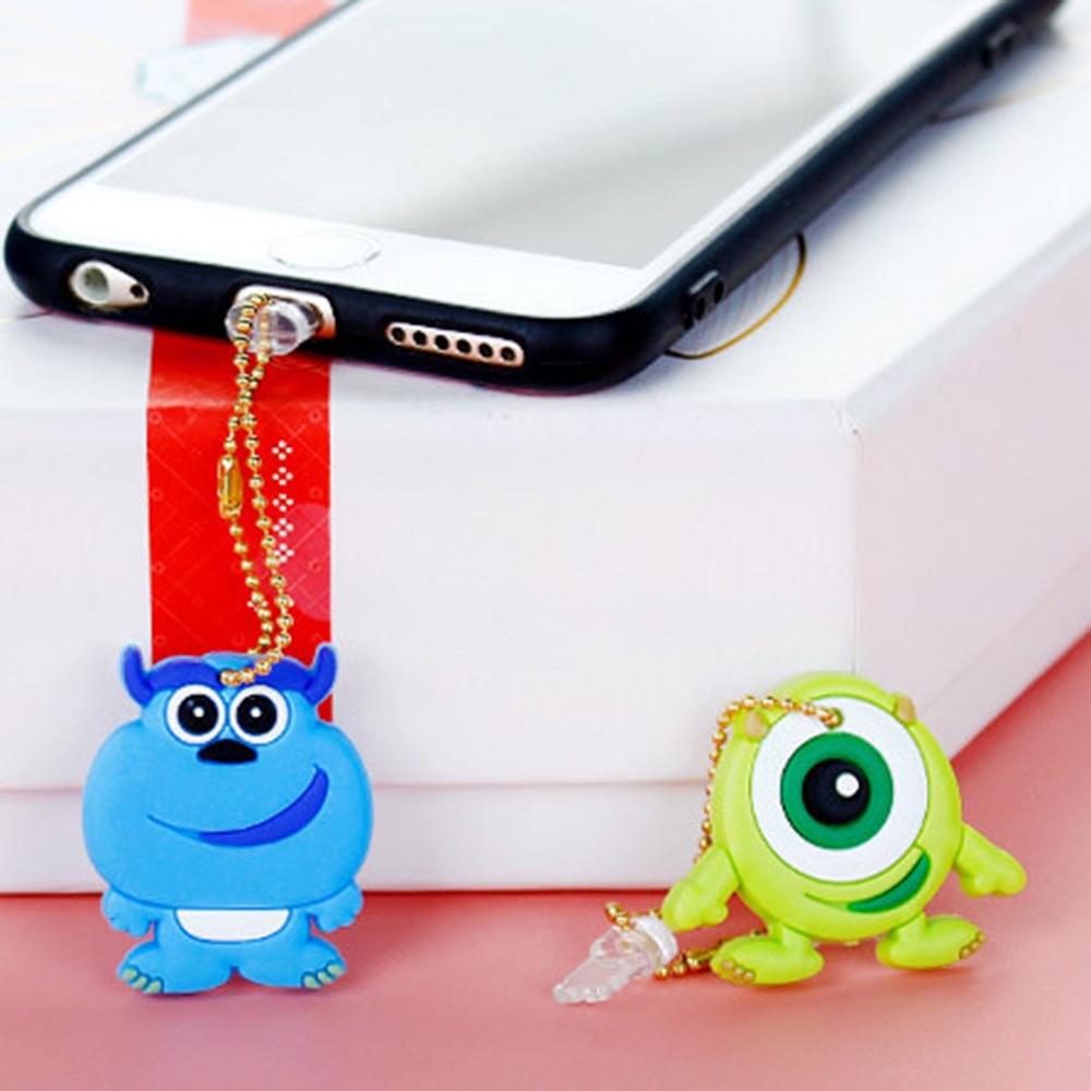 Nút Chống Bụi Cho Dây Cáp Sạc iPhone Kiểu Dáng Hoạt Hình Xinh Xắn