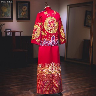 Bộ đồ cưới phong cách trung hoa cổ điển cho chú rể 2019