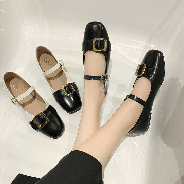 Giày Oxford Đế Bằng Mũi Vuông Thời Trang Thanh Lịch Cho Nữ | BigBuy360 - bigbuy360.vn