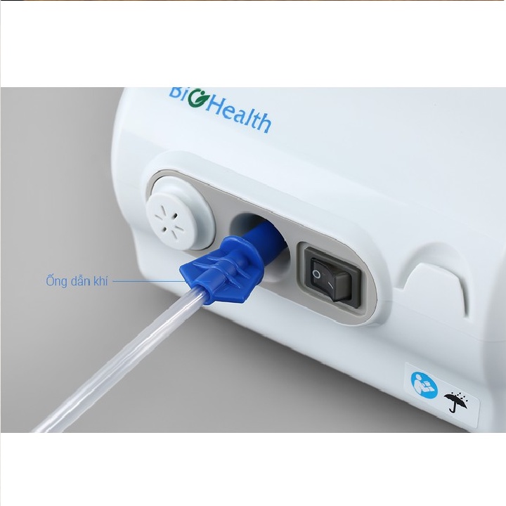 Máy Xông Mũi Họng NEBPRO Kiểm Soát Bệnh Hen Suyễn, Chế Độ Xông Nhanh, Điều Chỉnh Được Tốc Độ Phun