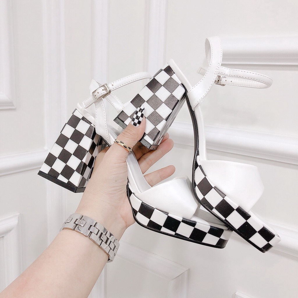 Sandal Cao Gót 9p Quang Ngang Mũi Đúp [ Cực Hot ] Hàng Cao Cấp VNXK Form Chuẩn Đẹp Siêu Sang - Chị Chảnh Store