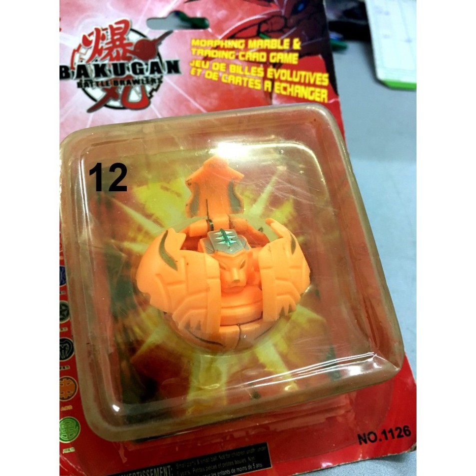 Bộ 3 cái đồ chơi bakugan, khách chọn 3 trong 4 mẫu số 8,9,10,12 như hình chi tiết. bakugan3