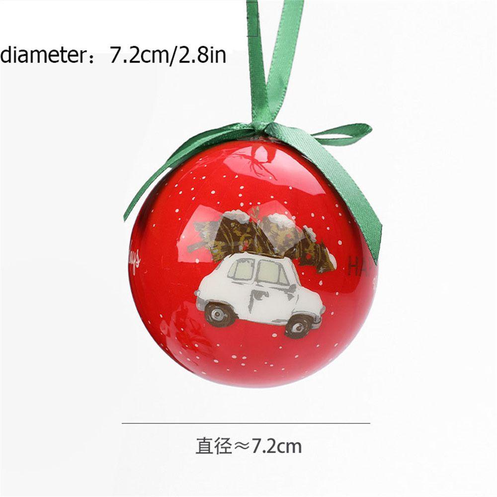 Muvako Trái Châu Trang Trí Cây Thông Noel Quả bóng xốp hình dán Giáng sinh
