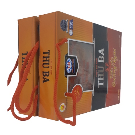 Combo 2 hộp khô bò sợi 500gr quà Tết hiệu Thu Ba Quảng Ngãi đặc sản miền Trung | BigBuy360 - bigbuy360.vn